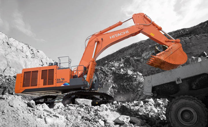 日立建机ZX890LCH-5A大型挖掘机 助力矿山作业效能升级