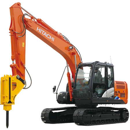 日立建机ZX130H-5A破碎锤管路式样机